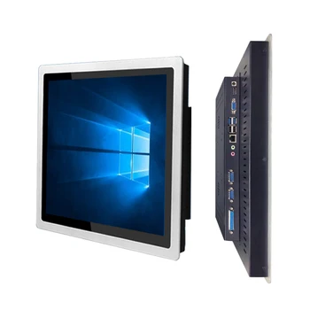 10 12 15 Colių Įterptųjų Pramonės Kompiuteris Viskas Viename PC Skydelis su Talpinė multi-Touch Ekranas, Core i3-7100U WiFi, už Win10 Pro