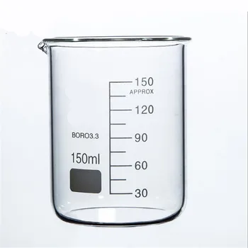 150mL Stiklo Stiklinę Mažai Naujas Chemijos Laboratoriniai stikliniai Indai