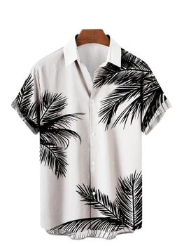 2023 Derliaus Gatvės Drabužių Trumpas Rankovėmis vyriški ir moteriški Laisvalaikio Marškinėliai, 3D Atsitiktinis Negabaritinių Havajų Marškinėliai