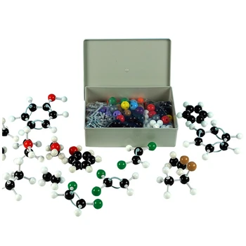 444 VNT Molekulinės Modelio Rinkinio Neorganinės Ir Organinės Chemijos PP Mokslo Atomų ir Molekulių Modelius, Kodavimą Atomų Vaikams
