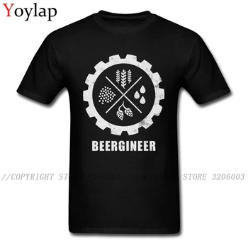 Alaus Inžinierius Pavarų T-Shirt Retro 3D Atspausdintas vyriški T Marškinėliai Vasarą/Rudenį 100% Medvilnės Įgulos Kaklo Viršūnes Paprastas Stilius