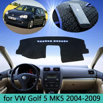 Automobilio prietaisų Skydelyje Anti-Slip Išvengti Šviesos Padas Priemonė Platforma Stalas Padengti Kilimėliai Kilimai Volkswagen VW Golf 5 MK5 2004-2009 m. 2008 m.