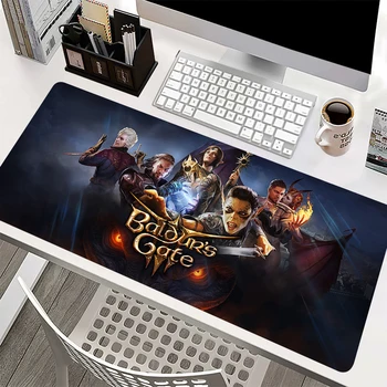 Baldurs Gate 3 Gaming Mouse Pad Klaviatūros Kompiuterio neslidus Stalas Kilimėlis Biuro Reikmenys Gumos Kilimėlis Žaidėjus Kabineto Pc Kilimėliai