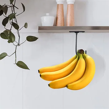 Bananų Kablys Kabyklos, Bananų Kablio Pagal Kabineto Juoda Išlaikyti Šviežių Bananų,Metalo Bananų Pakaba
