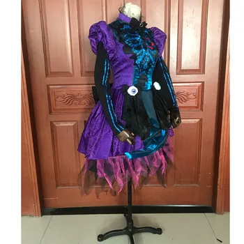 Fantazijos Karnavalo Paradas, Princess Dress Suaugusių Moterų Violetinė Cool Cosplay Kostiumas Helovinas Šalis Šokių Suknelės