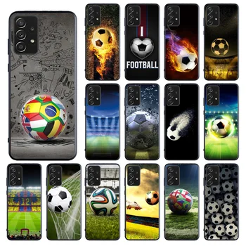 Futbolo Meno Telefono dėklas Samsung Galaxy A13 A22 A32 A71 A33 A52 A53 A72 A73 A51 A23 A31 A34 A54 A52 Coque Atveju