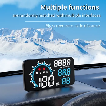 Head Up Display Automobilių Hud GPS Spidometras Odometras LED Ekranas Priekinio stiklo Projektorius Gabaritas Automobilių Automobilių Elektronikos Priedų