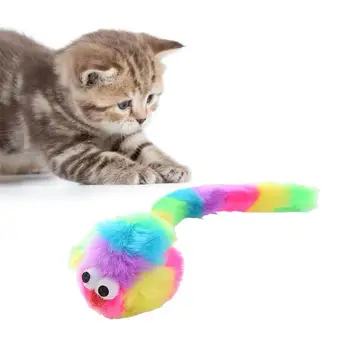 Kačių Žaisti Žaislai, Energingas Pliušinis Pelės Kačių Žaislai Nerdy didelėmis Akimis, Nuobodulio Paramos Kramtomoji Įdomus Spalvinga Pet Žaisti Žaislai Pelės formos