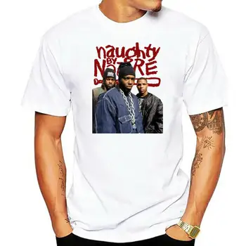 Naughty By Nature Hip-Hop T-Shirt Opp Retro Rap Tee Visų Dydžių Minkštos Medvilnės Naujas Humoro Tee Marškinėliai