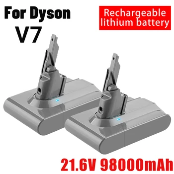 Naujas Dyson V7 baterija 21.6 V 98000mAh Li-lon Akumuliatorius Už Dyson V7 Baterija Gyvūnų Pro Dulkių siurblys Pakeitimo