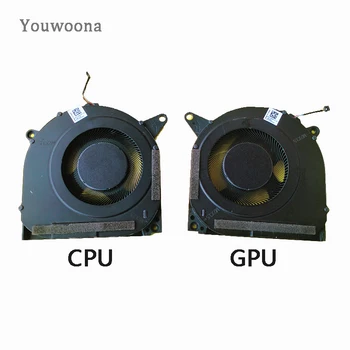NAUJAS ORIGINALUS Laptopo CPU GPU Aušinimo Ventiliatorius Lenovo Legiono R9000X Y9000X 2021 S7-15ACH6 5V (12V
