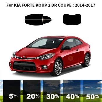 Pjaustytuose nanoceramics automobilių UV Lango Atspalvis, Rinkinys, Automobilių Langų Plėvelės KIA FORTE KOUP 2 DR COUPE 2014-2017