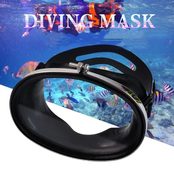 PVC nardymo akiniai suaugusiųjų nardymo įranga veido veidrodis didelis rėmas nardymo akiniai snorkeling įranga