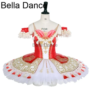 Raudona Don Kichotas Cometiton YAGP Proessional Baleto Mdc Ballerina Blynas Veiklos Tutu BT9118