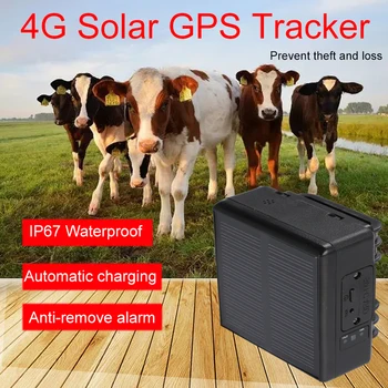 RF-V24 tracker 2G/4G Saulės GPS tracker anti-lost Naminių avių, karvių, Galvijų gyvūnų Ir Automobilių visuotinė padėties nustatymo Tracker