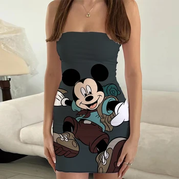 Seksualus Stebėjimo Liemenėlė, Suknelė Postage3D Printed Dress 2023 Vasarą nauju Moterų Disney 