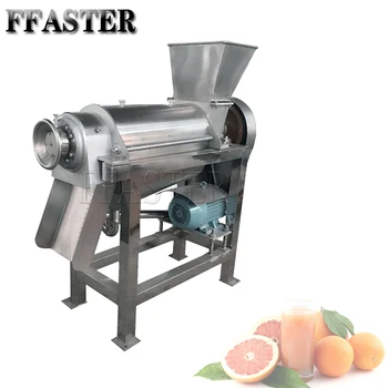 Spiralės Vaisių (Apelsinų, Obuolių, Kriaušių Sulčiaspaudė Extractor Squeezer Mašina, Daržovių Pomidorų Sulčių Gėrimų Gamybos Mašinos