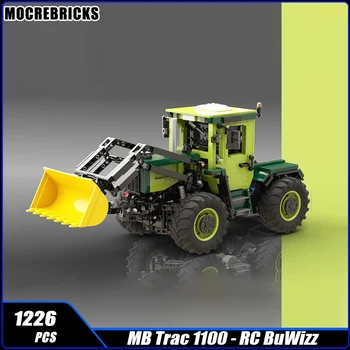 SS-142984 Su Priekyje Ioading Traktoriaus MB Trac 1100 Blokų Technologija, Surinkimo Modelis Plytų Žaislas Vaikams Kalėdų Dovanos
