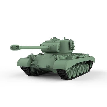 SSMODEL 144519 V1.7/160519 V1.7 1/144 1/160 3D Atspausdintas Dervos Modelio Rinkinio JAV Sunkusis Tankas T26E5-FL M26 Pershing