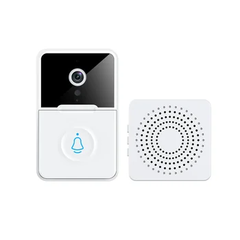 Tuya Belaidžio Vaizdo Doorbell Skaitmeninė Vaizdo Domofonas WIFI 2.4 G, 5 GHZ Vandeniui Elektroninių 1080P Namų Apsaugos Kamera,