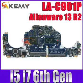 Už Dell Alienware 13 R2 Nešiojamas Plokštė LA-C901P Su I5-6200U I7-6500U CPU GTX960M Mainboard KN-0VC62V KN-0V3TCJ