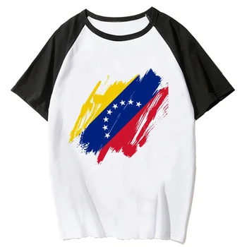Venesuela t-marškinėliai moterims komiksai anime Y2K viršaus mergina streetwear y2k juokinga drabužiai