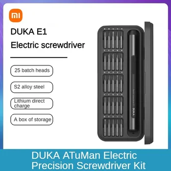 Xiaomi DUKA ATuMan Elektrinių Atsuktuvų Rinkinys Bevielė Įkraunama Mini Electric Vairuotojo Nešiojamų Namų Repairt elektrinių Įrankių E1
